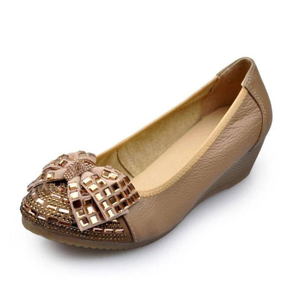 New Bowknot Women's Crystal pumps shoes